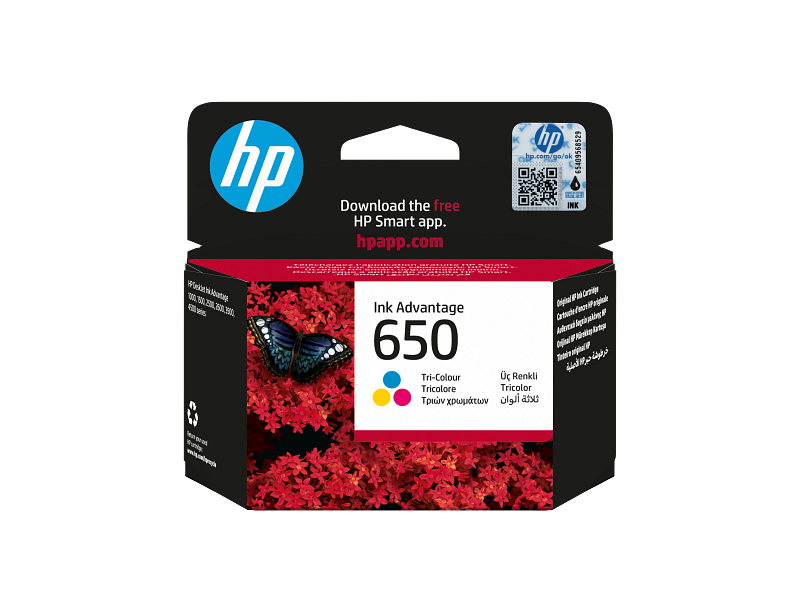 HP 650 Tri-color Original Ink Advantage Cartridge HP 650 Tri-color Original Ink Advantage Cartridge